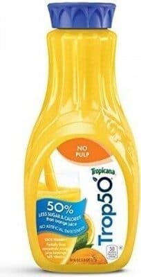 Orange No Pulp Juice Beverage With Vitamins