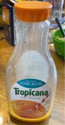 Reduced Acid Orange No Pulp Juice With Calcium & Vitamin A & C