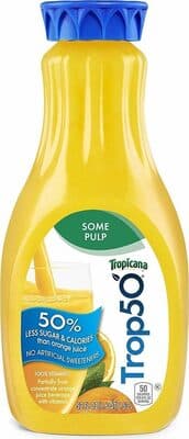 Orange Some Pulp Juice Beverage Partially From Concentrate