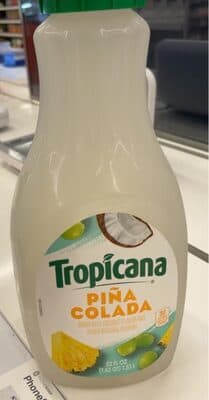 Pina Colada Drink With Coconut Flavor