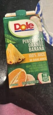 Pineapple Orange Banana Juice