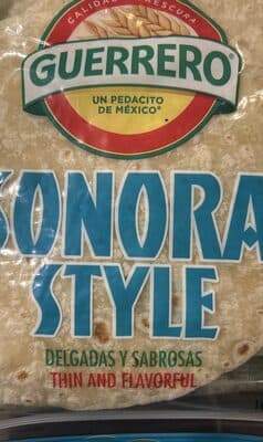 Sonora style flour tortillas