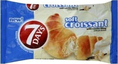 Soft Croissant With Vanilla Filling