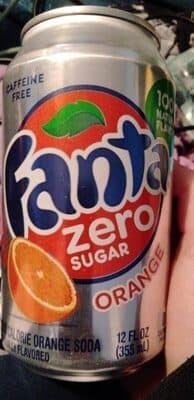 Orange fanta zero sugar