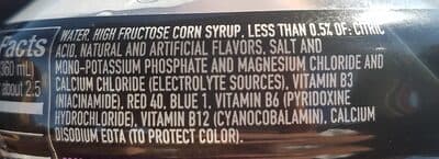 Powerade, Sports Drink With Vitamins B3, B6 & B12, Grape
