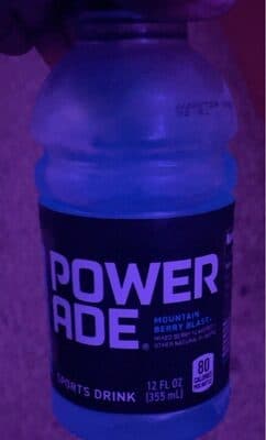 Blue powerade