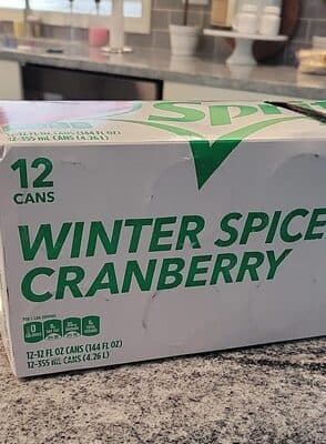 Winter cranberry sprite