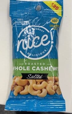 Salted Roasted Whole Cashews