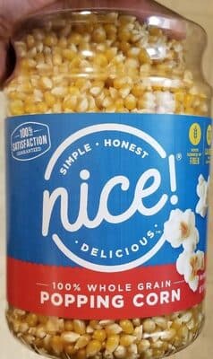 100% Whole Grain Popping Corn