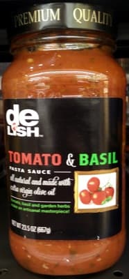 Delish, Tomato & Basil Pasta Sauce