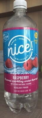 Flavored Sparkling Water, Raspberry