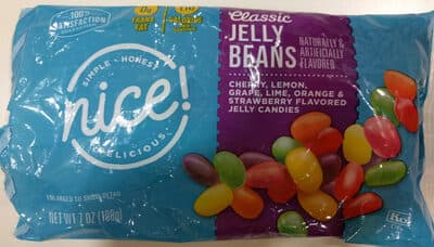 Cherry, Lemon, Grape, Lime, Orange & Strawberry Flavored Classic Jelly Beans Candies