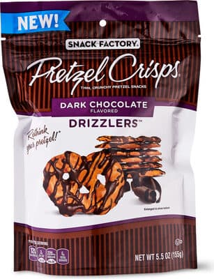 DARK CHOCOLATE FLAVORED DRIZZLERS, DARK CHOCOLATE