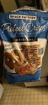 Snack Factory Pretzel Crisps Original Pretzel Crackers