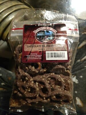 Backroad Country Chocolate toffee Pretzels