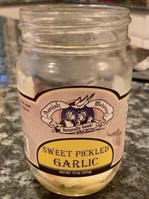 Sweet Pickled Garlic