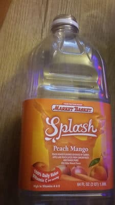 Splash Flavored Beverage, Peach Mango