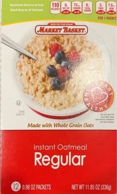 Instant Regular Oatmeal