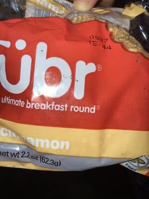 Soft Round Granola Bar, Cinnamon