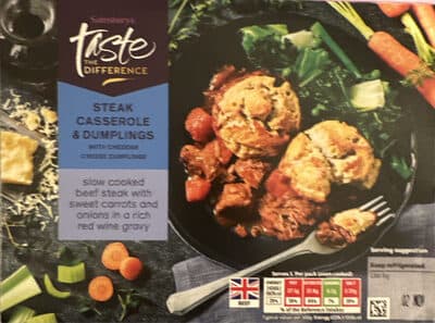 Steak Casserole & Dumplings