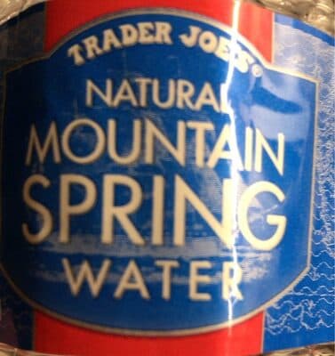Natural Mountain Spring Water