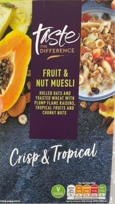 Taste the Difference fruit and nut muesli