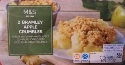 Bramley Apple Crumbles