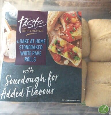 Bake At Home Stonebaked White Pave Rolls