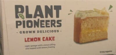 Plant Pioneers Lemon Cake