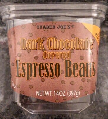 Dark Chocolate Covered Espresso Beans