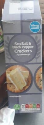 Sea Salt and Black Pepper Crackers