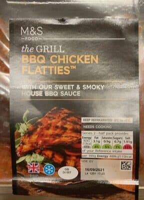 BBQ Chicken flatties