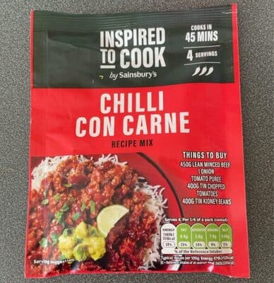 Chilli Con Carne Recipe Mix