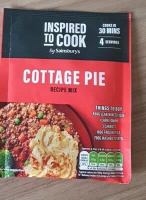 Cottage Pie Recipe Mix