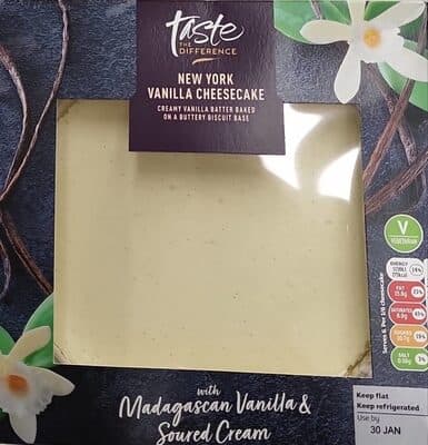 New York Vanilla Cheesecake