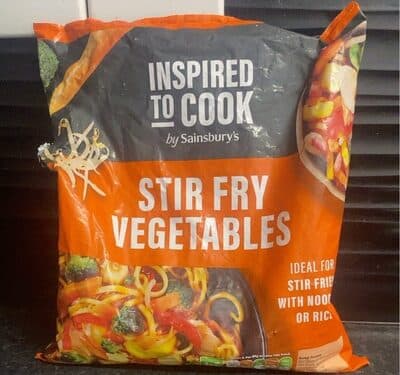 Stir fry vegetables