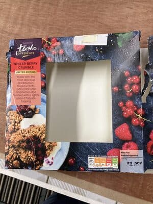 Winter Berry Crumble
