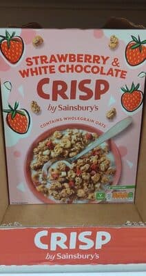 Strawberry and White Chocolate Crisp