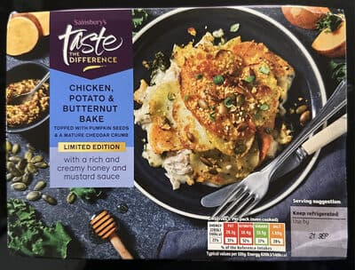 Chicken, Potato & Butternut Bake
