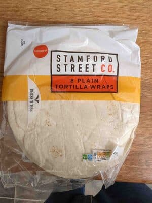 Plain Tortilla Wraps
