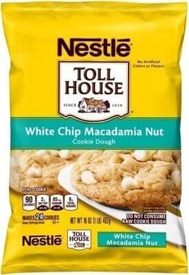 White Chip Macadamia Nut Cookie Dough