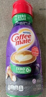 Italian Sweet Creme Flavor Sugar Free Coffee Creamer