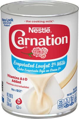 Evaporated Lowfat 2% Milk