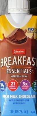 Rich Milk Chocolate Flavored Complete Nutritional Drink