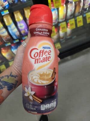 Cinnamon Vanilla Creme Flavor Coffee Creamer