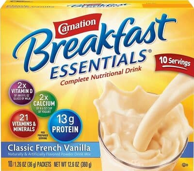 Classic French Vanilla Flavored Complete Nutritional Drink