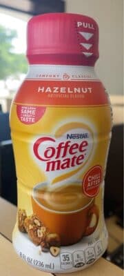 Hazelnut Flavor Coffee Creamer