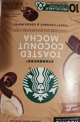 Starbucks toasted coconut mocha