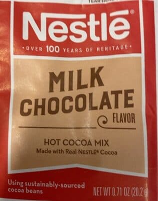 Milk chocolate hot cocoa