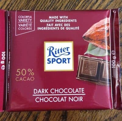 RITTER SPORT, DARK CHOCOLATE